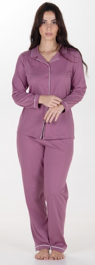 Pijama Senhora - jersey  refª 24377 - R&A (inverno)