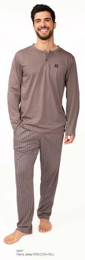 Pijama de homem refª26417 - R&A (verão 2026)