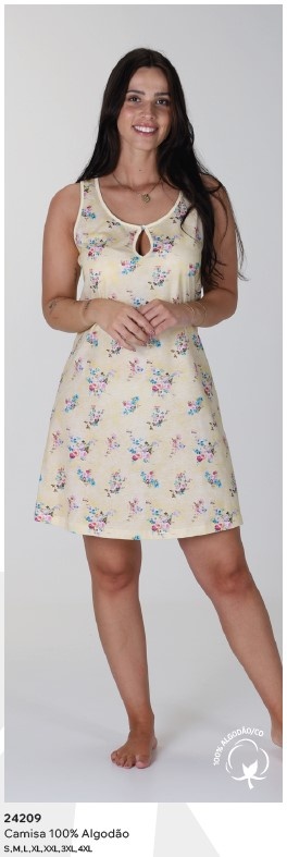 Camisa de Dormir - refª 24209 - R&A  (verão)