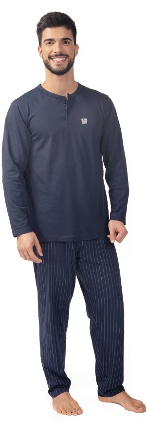 Pijama Homem - refª 26466 - R&A - Jersey (inverno 2026)