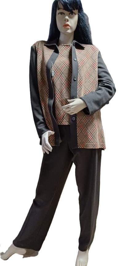 Fato senhora malha 3 peças