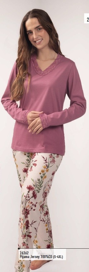 Pijama Senhora  - refª 26362 - R&A (inverno 2026)