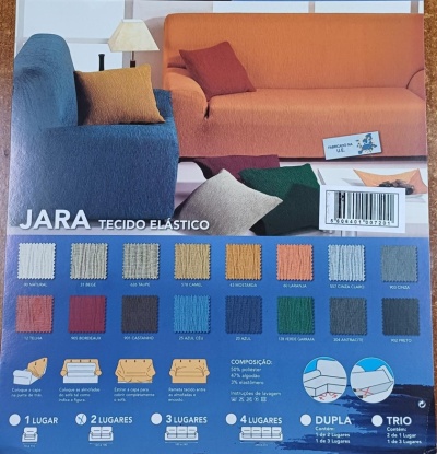 capa sofá elástica