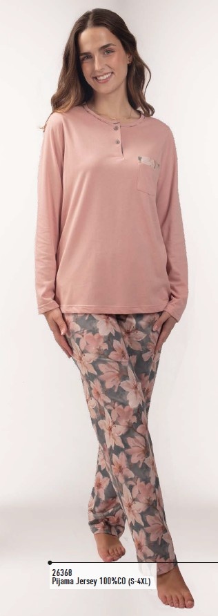 Pijama Senhora  - refª 26368 - R&A (inverno 2026)