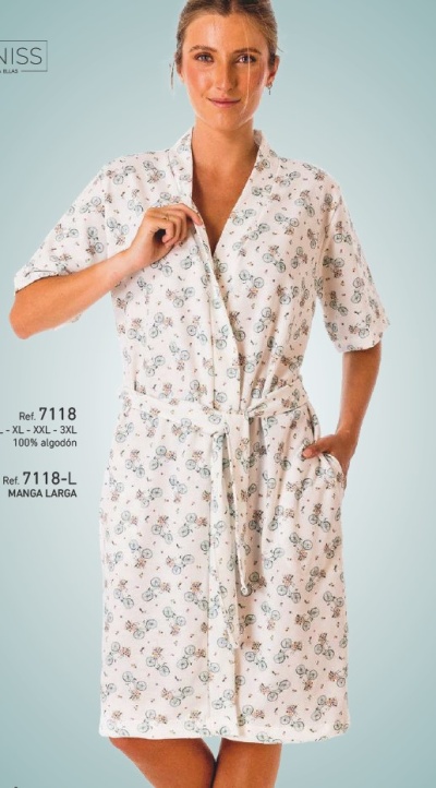 Robe senhora - refª 7118 DL (Verão 2025) Manga curta