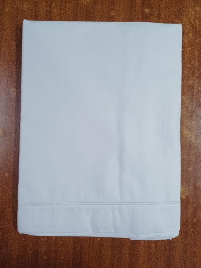 Lençol individual rolinho branco - 100% algodão