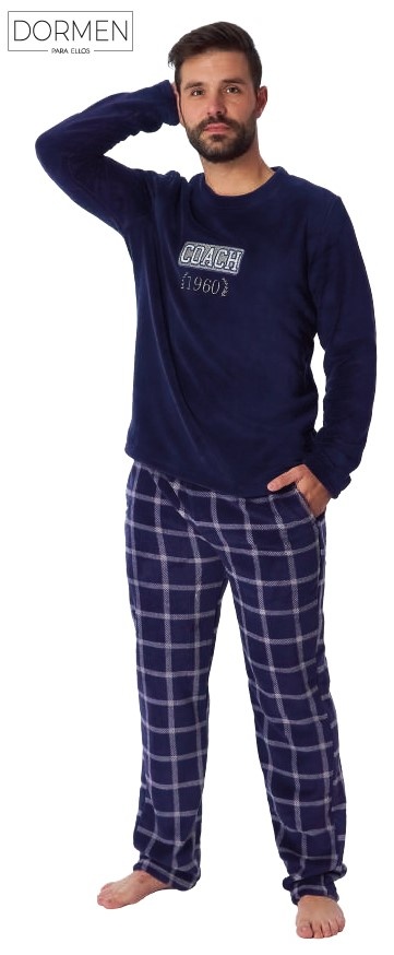 Pijama Homem - refª 70035 DL coralina (inverno 2025)