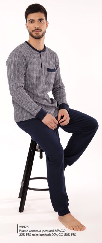 Pijama Homem - refª 25475 - R&A (inverno 2025)