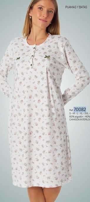 Camisa de Dormir - refª 70082 - DL (inverno 2025)