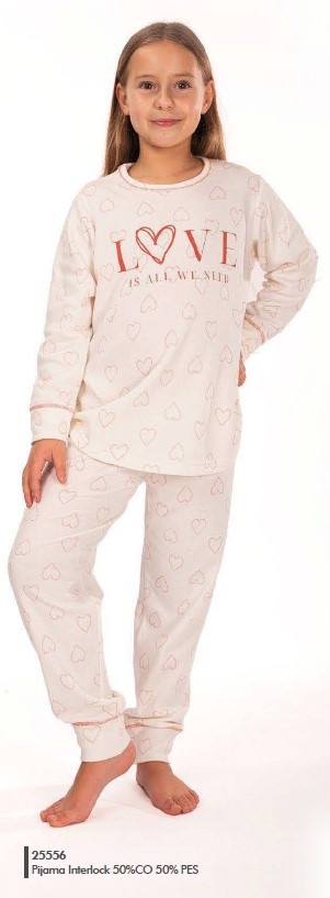 Pijama criança - refª 25556 interlock - R&A (inverno 2025)
