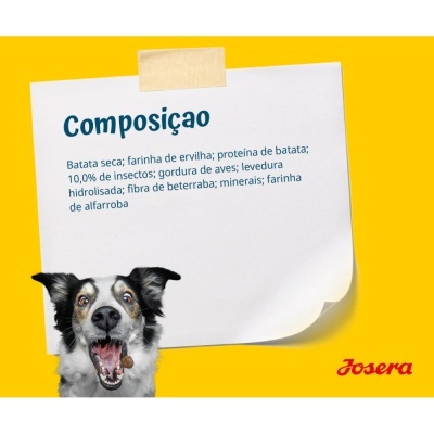 Josera  Hypoallergenic - Ração Seca sem Cereais para Cão Adulto com Alergias - Proteína de Inseto