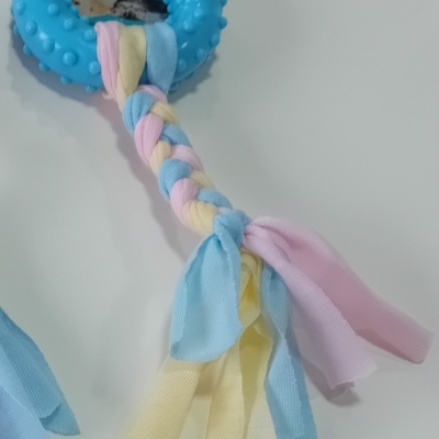 Arco mordedor com fita P/Cão