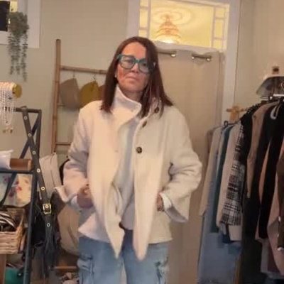 Casaco Branco Marfim