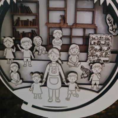 Placa de Agradecimento a Educadoras