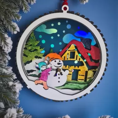 Bola de Natal com Led