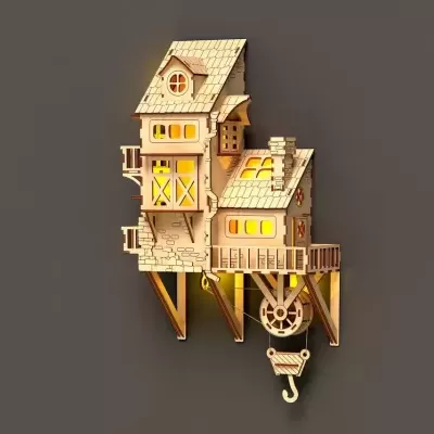 Luz de presença "Lar encantado"