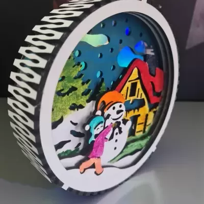 Bola de Natal com Led