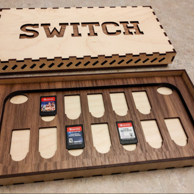 Caixa arrumação Nintendo Switch