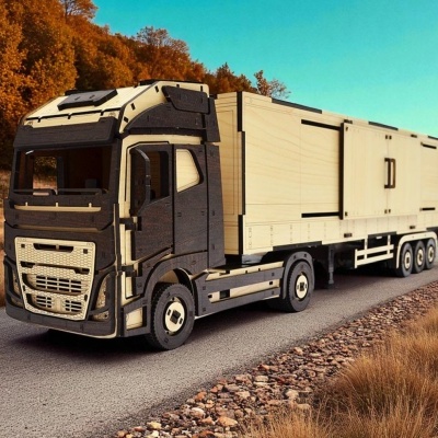 Camião Volvo FH12 Semi-Reboque Colecionador