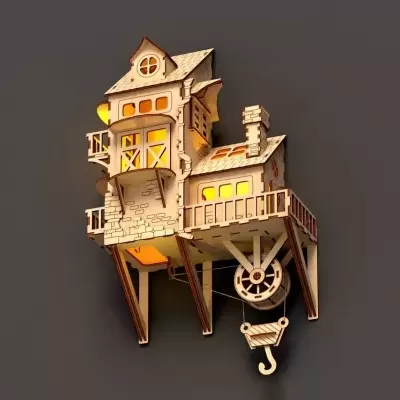 Luz de presença "Lar encantado"