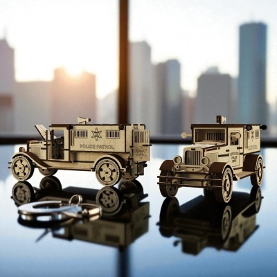 Viatura da policia antiga