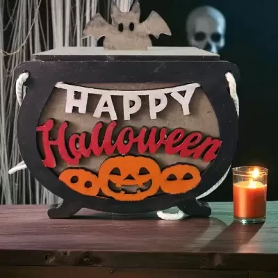 Caldeirão para doces Halloween