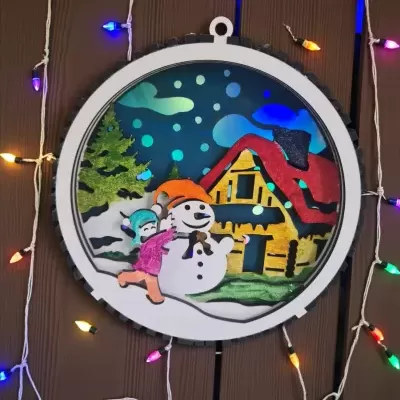 Bola de Natal com Led