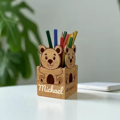 Porta canetas Animais