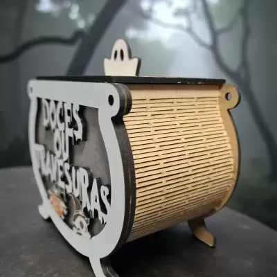 Caldeirão para doces Halloween