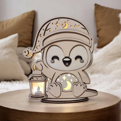 Luzes de presença para quarto de criança em forma de animais