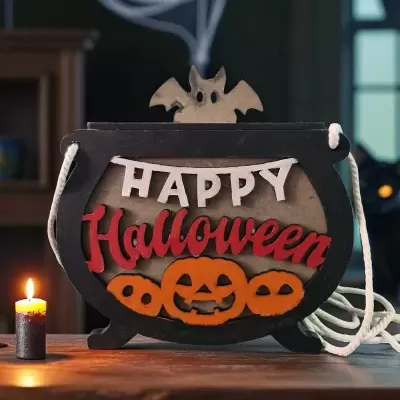 Caldeirão para doces Halloween