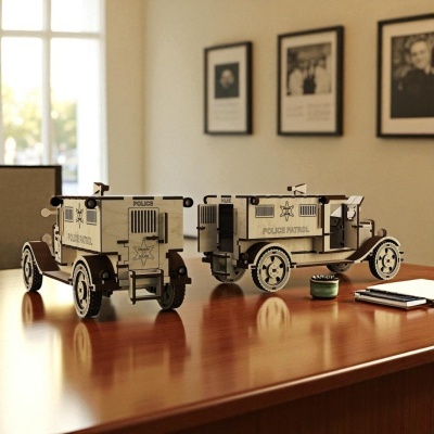 Viatura da policia antiga