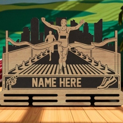 Placa organizadora de medalhas