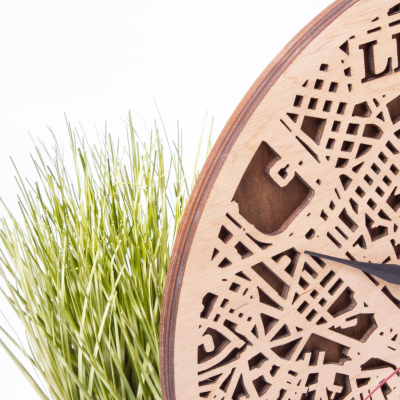 Relógio exclusivo do mapa de Lisboa