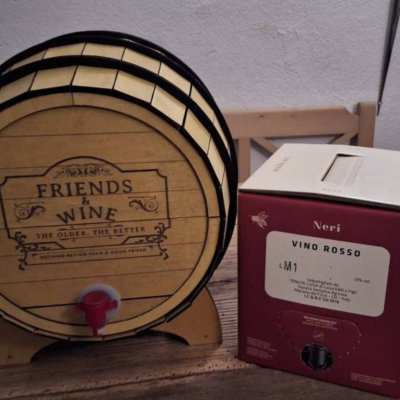 Barril para pack de vinho