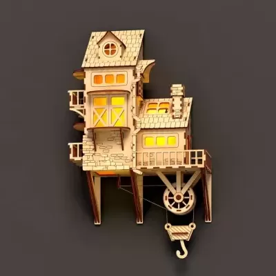 Luz de presença "Lar encantado"