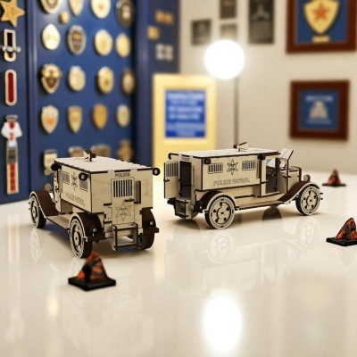 Viatura da policia antiga