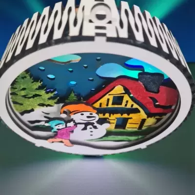 Bola de Natal com Led