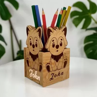 Porta canetas Animais