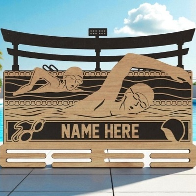 Placa organizadora de medalhas