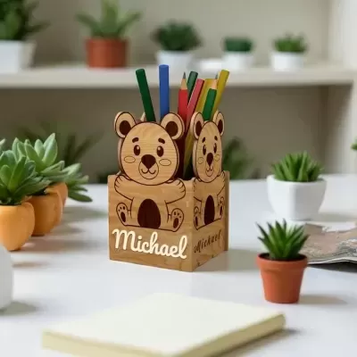 Porta canetas Animais