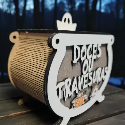 Caldeirão para doces Halloween