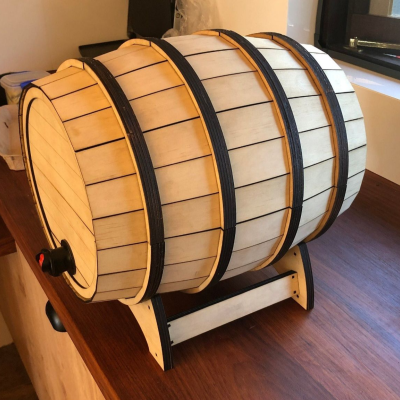 Barril para pack de vinho