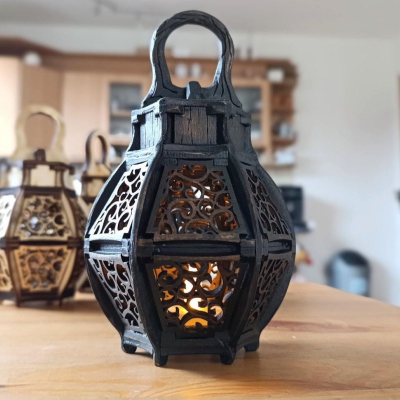 Lanterna de vela gótica