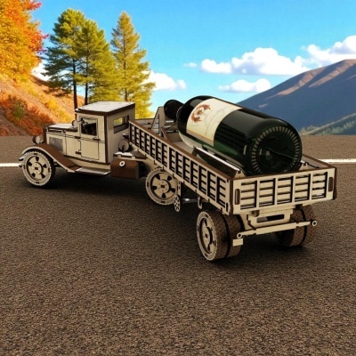 Camião Semi-reboque Vintage