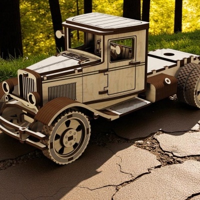 Camião Semi-reboque Vintage