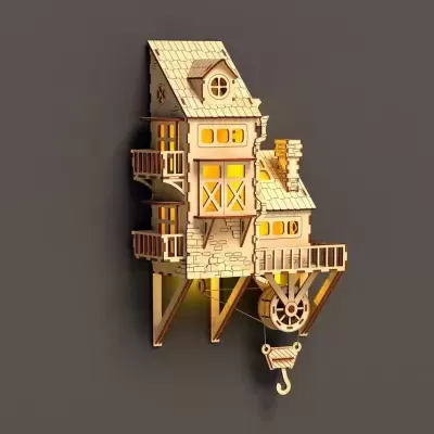 Luz de presença "Lar encantado"