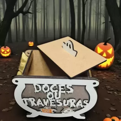 Caldeirão para doces Halloween