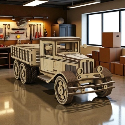 Camião clássico de carga