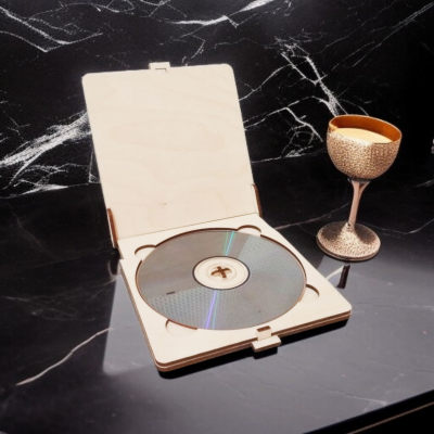 Caixa de proteção para o seu antigo dvd de vídeos de memórias